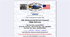 Desktop Screenshot of cdl-course.com