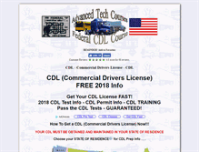 Tablet Screenshot of cdl-course.com